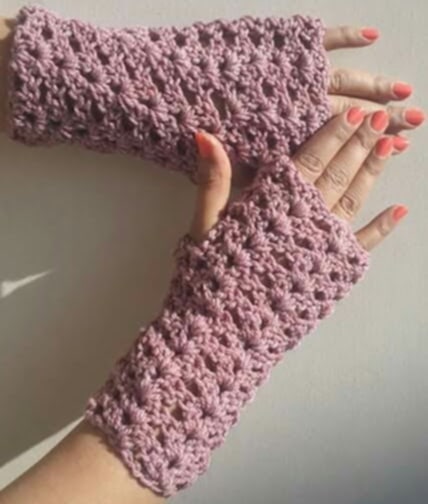 Handmade Finger-less Mittens - Image 5