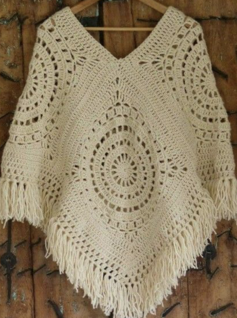 Crochet off-White Shawl