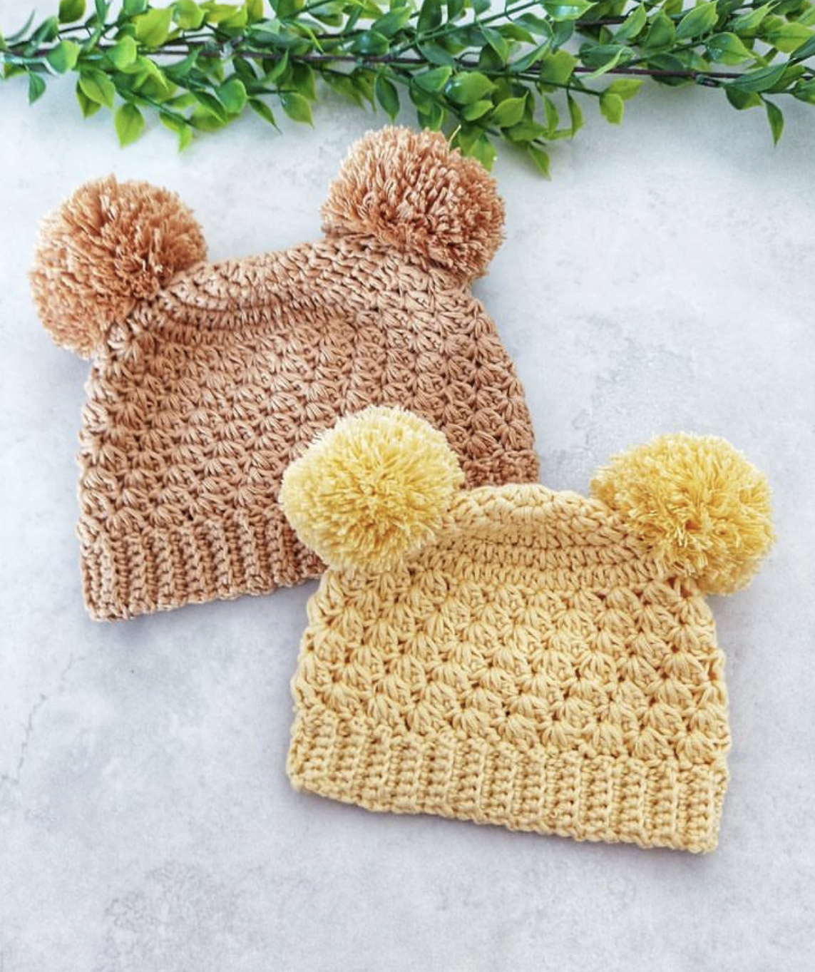 Kids Beanies yellow a Camel