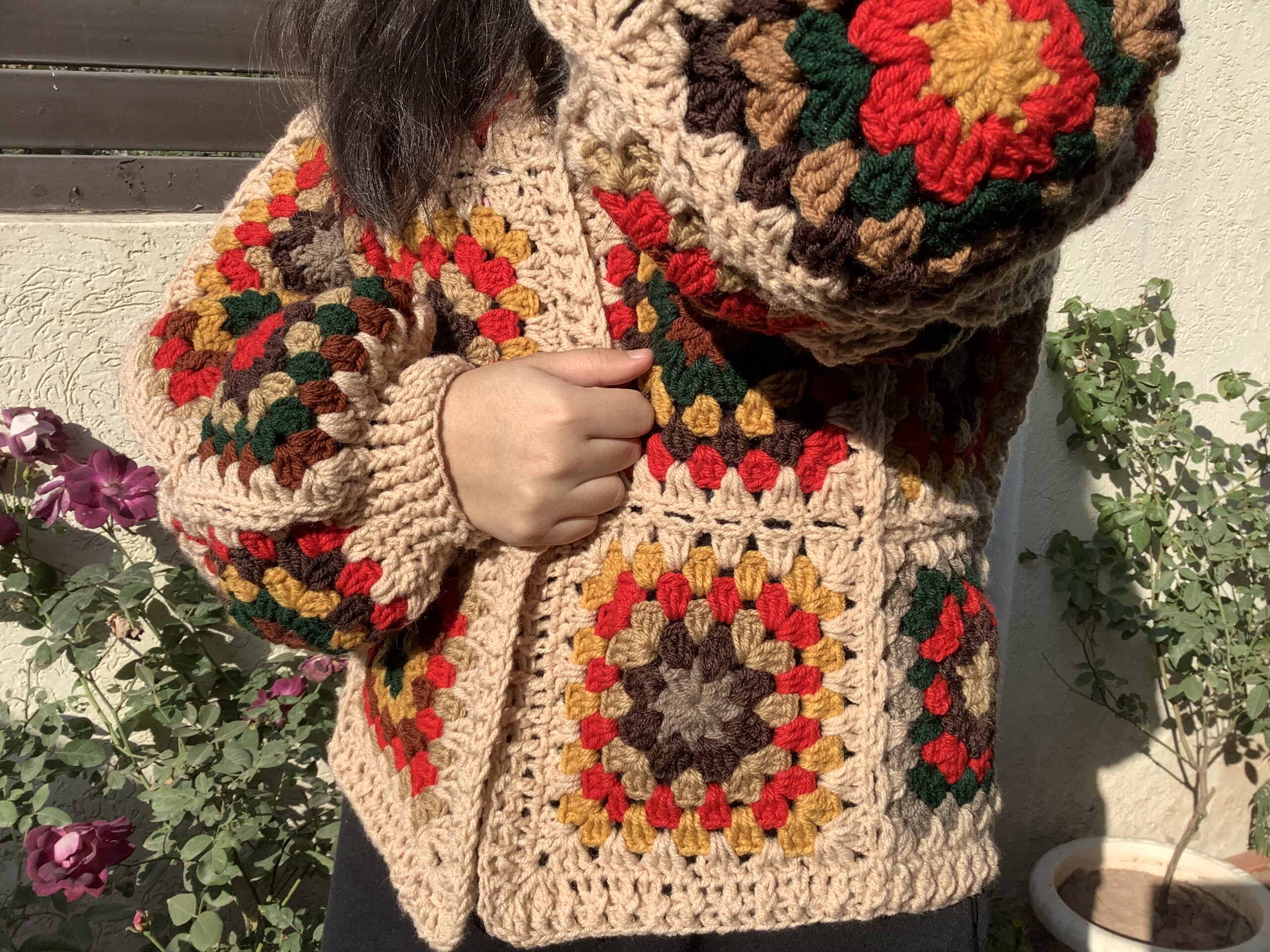 Cozy Creations: Handmade Granny Square Jacket Collection