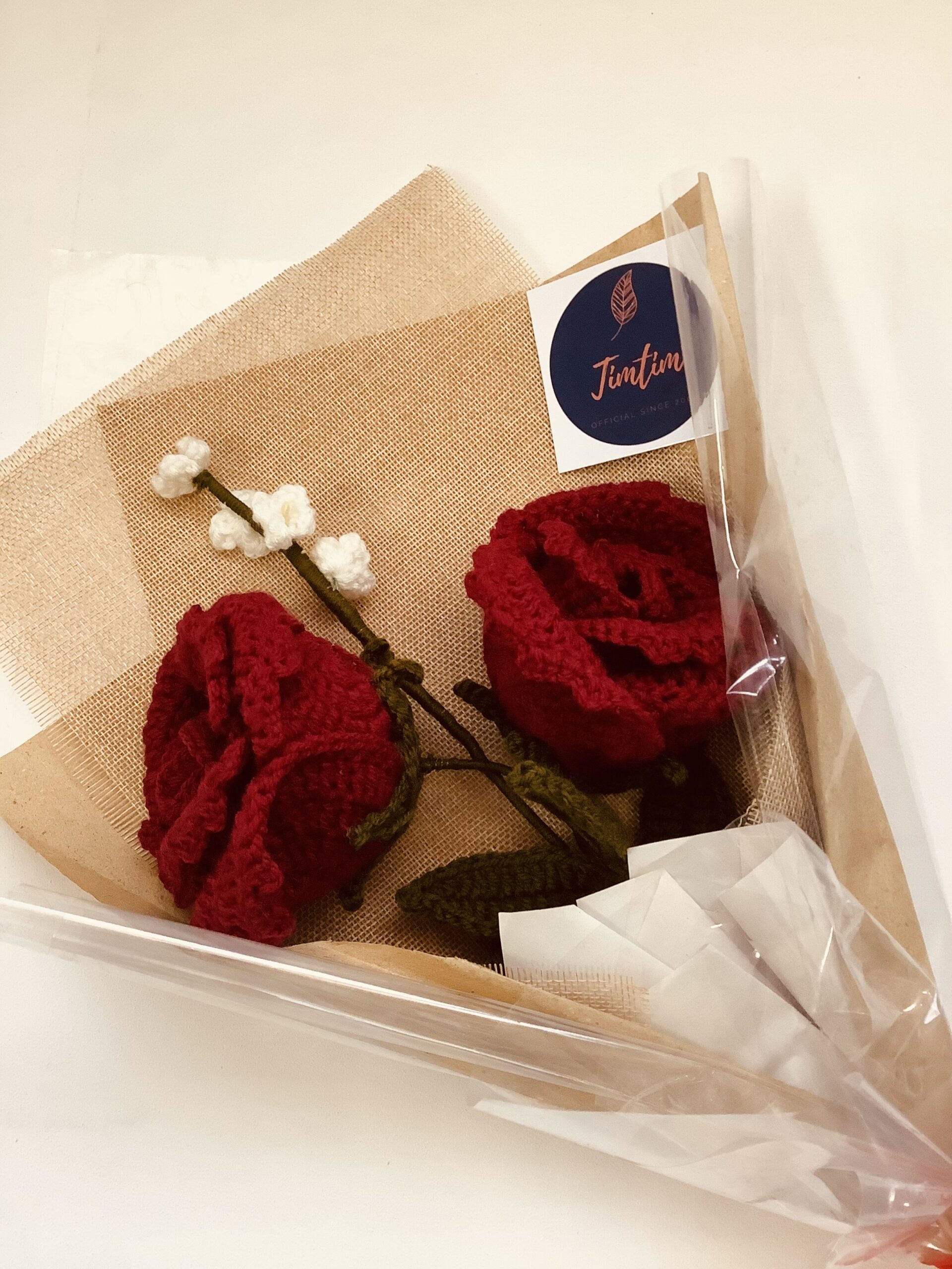 Vibrant Crochet Rose Flower Bouquet - Image 2