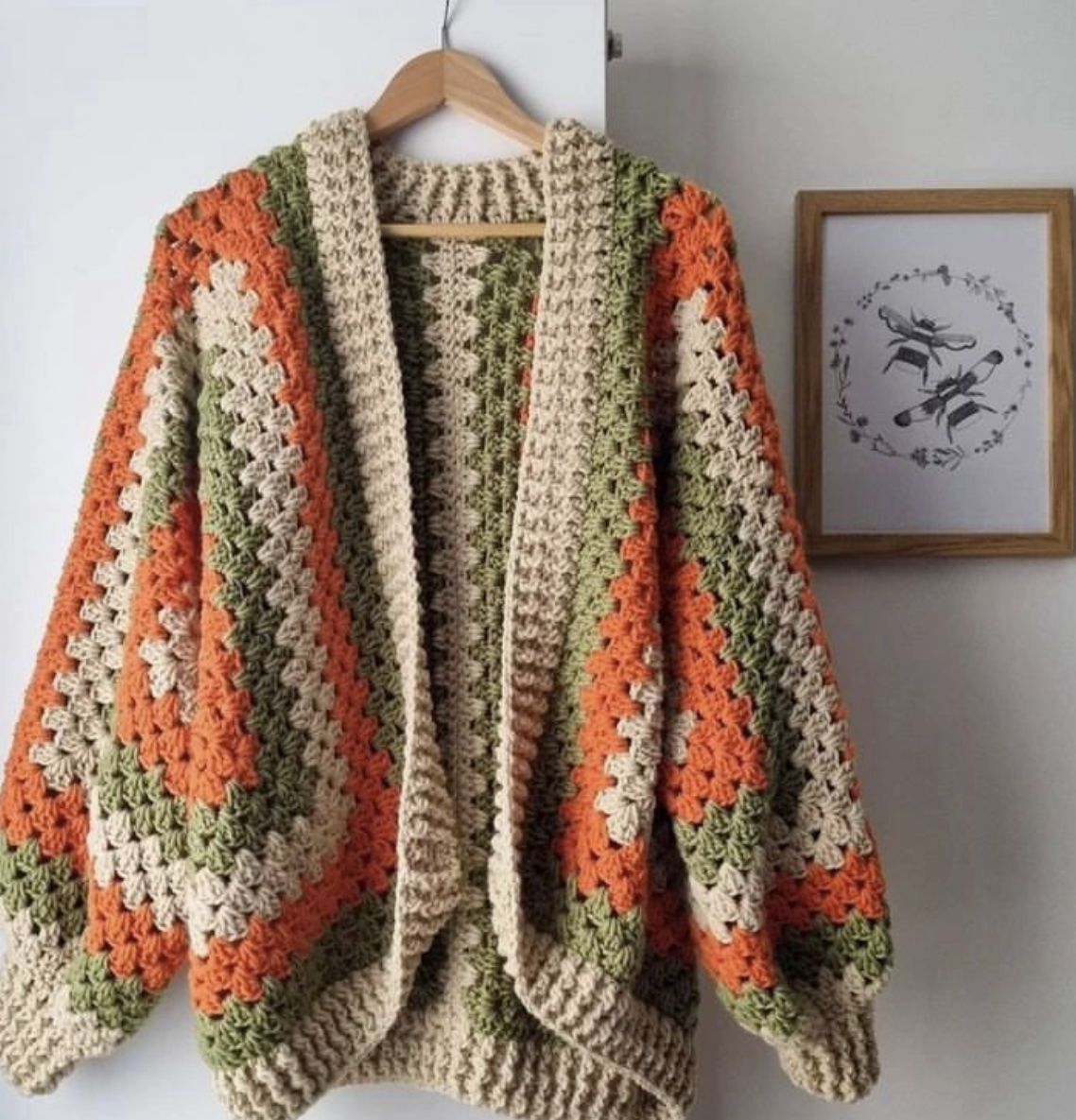 Cardigan for ladies Orange