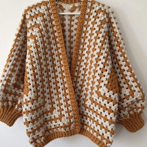 Crocheted Elegance for Ladies Mustard Glow